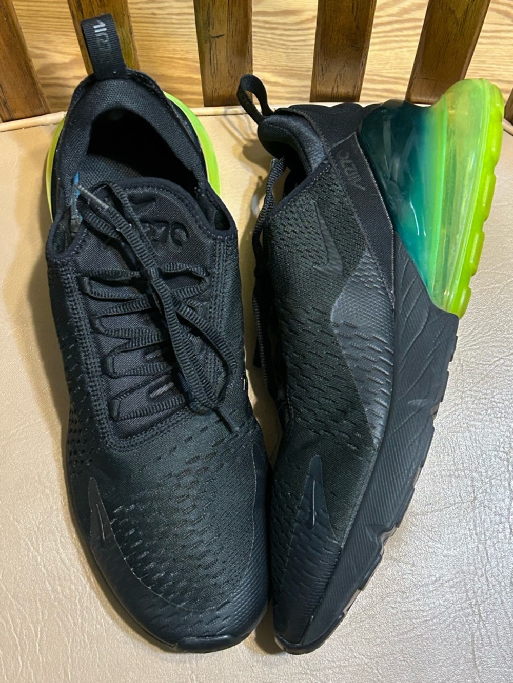 Nike Air Max 270 Neon Green/Black Size 13 AH8050-011 2017